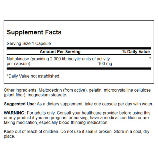 Nattokinase (2000FU) Swanson - Image 3