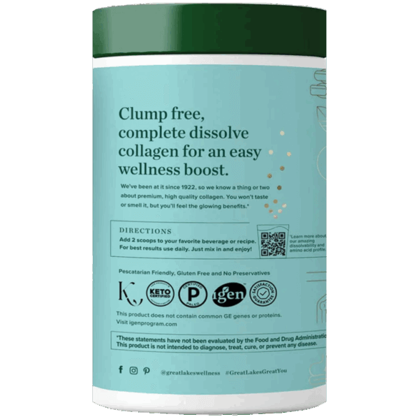 Great Lakes Wellness – Marine Collagen Peptides 227g - Image 3
